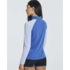image:image3 Pack Womens Rash Guard Swim Shirts Quarter Zip Long Sleeve High Neck UPFSet 4