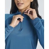 image:image3 Pack Womens Rash Guard Swim Shirts Quarter Zip Long Sleeve High Neck UPFSet 5