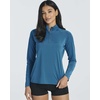 image:image3 Pack Womens Rash Guard Swim Shirts Quarter Zip Long Sleeve High Neck UPFSet 5
