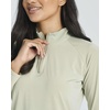 image:image3 Pack Womens Rash Guard Swim Shirts Quarter Zip Long Sleeve High Neck UPFSet 6