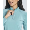 image:image3 Pack Womens Rash Guard Swim Shirts Quarter Zip Long Sleeve High Neck UPFSet 7