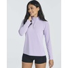 image:image3 Pack Womens Rash Guard Swim Shirts Quarter Zip Long Sleeve High Neck UPFSet 8