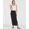 image:image3 Pack Womens Ribbed Maxi Long Skirts High Waisted with Side Slit PencilSet 2