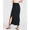 image:image3 Pack Womens Ribbed Maxi Long Skirts High Waisted with Side Slit PencilSet 2