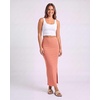 image:image3 Pack Womens Ribbed Maxi Long Skirts High Waisted with Side Slit PencilSet 7