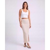 image:image3 Pack Womens Ribbed Maxi Long Skirts High Waisted with Side Slit PencilSet 8