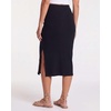 image:image3 Pack Womens Ribbed Midi Skirts High Waisted Pencil Knee Length Work SlitSet 5