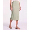 image:image3 Pack Womens Ribbed Midi Skirts High Waisted Pencil Knee Length Work SlitSet 7