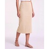 image:image3 Pack Womens Ribbed Midi Skirts High Waisted Pencil Knee Length Work SlitSet 8
