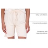 image:image4 Pack Womens Bermuda Shorts 7 Knee Length Athletic Yoga Lounge PocketsSet 4