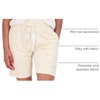 image:image4 Pack Womens Bermuda Shorts 7 Knee Length Athletic Yoga Lounge PocketsSet 9