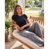 image:image4 Pack Womens Ribbed Tshirts Short Sleeve Crew Neck Tees Basic Tops CasualSet 1