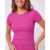 image:image4 Pack Womens Ribbed Tshirts Short Sleeve Crew Neck Tees Basic Tops CasualSet 8