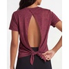 image:image5 Pack Womens Dry Fit Tops Short Sleeve Open Tie Back Crew Neck WorkoutSet 1