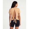 image:image5 Pack Womens Dry Fit Tops Short Sleeve Open Tie Back Crew Neck WorkoutSet 4