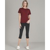 image:image5 Pack Womens Dry Fit Tops Short Sleeve Open Tie Back Crew Neck WorkoutSet 5