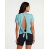 image:image5 Pack Womens Dry Fit Tops Short Sleeve Open Tie Back Crew Neck WorkoutSet 6