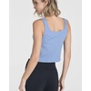 image:image5 Pack Womens Ribbed Crop Tank Tops Square Neck Sleeveless Workout BasicsSet 2