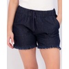 image:imageReal Essentials 3 Pack Womens Twill Cutoff Casual Khaki 35 Inseam Shorts  Drawstring Available in Plus Size