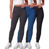 image:image3 Pack Womens Joggers Leggings High Waisted Yoga Pants Workout PocketsSet 3