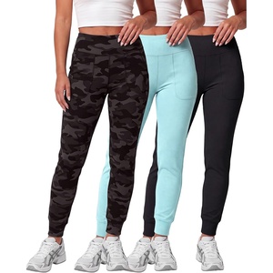 image:image3 Pack Womens Joggers Leggings High Waisted Yoga Pants Workout PocketsSet 8