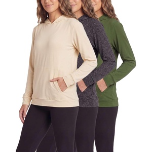 image:image3 Pack Womens Pullover Hoodies Lightweight Dry Fit Workout Tops AthleticSet 5