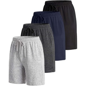 image:image4 Pack Womens Bermuda Shorts 7 Knee Length Athletic Yoga Lounge PocketsSet 14