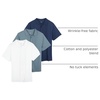 image:image3 Pack Mens Button Down Shirts Short Sleeve Jersey Casual Dress CollaredSet 3