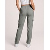 image:image3 Pack Womens Fleece Cargo Sweatpants Lounge Casual Sweat Pants PocketsSolid Black  Charcoal Heather  Grey Heather