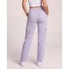image:image3 Pack Womens Fleece Cargo Sweatpants Lounge Casual Sweat Pants PocketsSolid Black  Solid Mojave Desert  Solid Orchid Petal