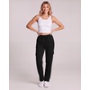 image:image3 Pack Womens Fleece Cargo Sweatpants Lounge Casual Sweat Pants PocketsSolid Black  Solid Mojave Desert  Solid Orchid Petal