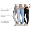 image:image3 Pack Womens Ribbed Joggers Lounge Sweatpants Casual Pajama Comfy PocketsSet 2