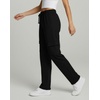 image:imageReal Essentials 3 Pack Womens Fleece Cargo Sweatpants Open Bottom Lounge amp Athletic Casual Pants with PocketsSet 6