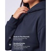 image:image2 Pack Womens Cropped Hoodies Crop Sweatshirt Ladies Fleece Pullover TopSolid Black  Charcoal Heather