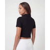 image:image3 Pack Womens Golf Polo Shirts V Neck Short Sleeve Dry Fit Collared TopsSolid Black  Solid Burgundy  Solid Bright White