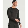 image:image4 Pack Mens Compression Shirts Long Sleeve Undershirts Base Layer Gym TopsSet C
