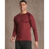 image:image4 Pack Mens Compression Shirts Long Sleeve Undershirts Base Layer Gym TopsSet E