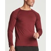 image:image4 Pack Mens Compression Shirts Long Sleeve Undershirts Base Layer Gym TopsSet E