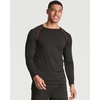 image:image4 Pack Mens Compression Shirts Long Sleeve Undershirts Base Layer Gym TopsSet F