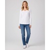 image:image4 Pack Womens Long Sleeve Cotton V Neck Tshirts Basic Tees Tops UndershirtSet 10