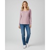 image:image4 Pack Womens Long Sleeve Cotton V Neck Tshirts Basic Tees Tops UndershirtSet 2