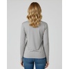 image:image4 Pack Womens Long Sleeve Cotton V Neck Tshirts Basic Tees Tops UndershirtSet 8