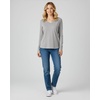 image:image4 Pack Womens Long Sleeve Cotton V Neck Tshirts Basic Tees Tops UndershirtSet 8