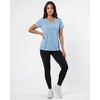 image:image5 Pack Womens V Neck Tshirts Short Sleeve Dry Fit Workout Tops Tees ShirtsSolid Black  Charcoal  Navy Blazer  Clear Sky  Solid Moonlight Mauve