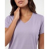 image:image5 Pack Womens V Neck Tshirts Short Sleeve Dry Fit Workout Tops Tees ShirtsSolid Black  Solid Bright White  Navy Blazer  Solid Orchid Petal  Solid Surf Spray