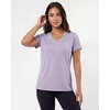 image:image5 Pack Womens V Neck Tshirts Short Sleeve Dry Fit Workout Tops Tees ShirtsSolid Black  Solid Bright White  Navy Blazer  Solid Orchid Petal  Solid Surf Spray
