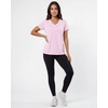 image:image5 Pack Womens V Neck Tshirts Short Sleeve Dry Fit Workout Tops Tees ShirtsSolid Black  Solid Bright White  Solid Ultimate Grey  Navy Blazer  Solid Festival Bloom