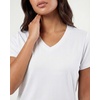 image:image5 Pack Womens V Neck Tshirts Short Sleeve Dry Fit Workout Tops Tees ShirtsSolid Bright White  Solid Bright White  Solid Bright White  Solid Bright White  Solid Bright White