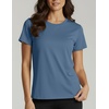 image:imageReal Essentials 5 Pack Womens Breeze Tech Short Sleeve TShirts Athletic Tops Gym Workout Yoga Tennis Activewear PlusSet 4