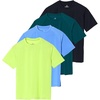 image:image4 Pack Womens Rash Guard Short Sleeve Swim Shirts Athletic Swimming TopsSet 1
